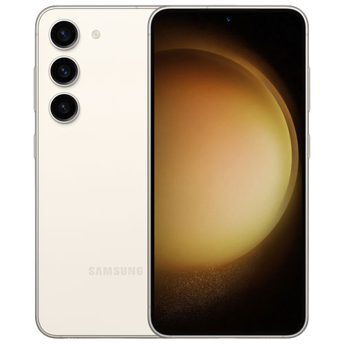 Samsung Galaxy S23FE in cream
