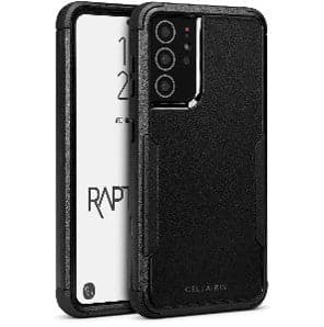 Cellairis Case - Rapture V2 - Samsung Galaxy S21 Ultra Black Natural Grain